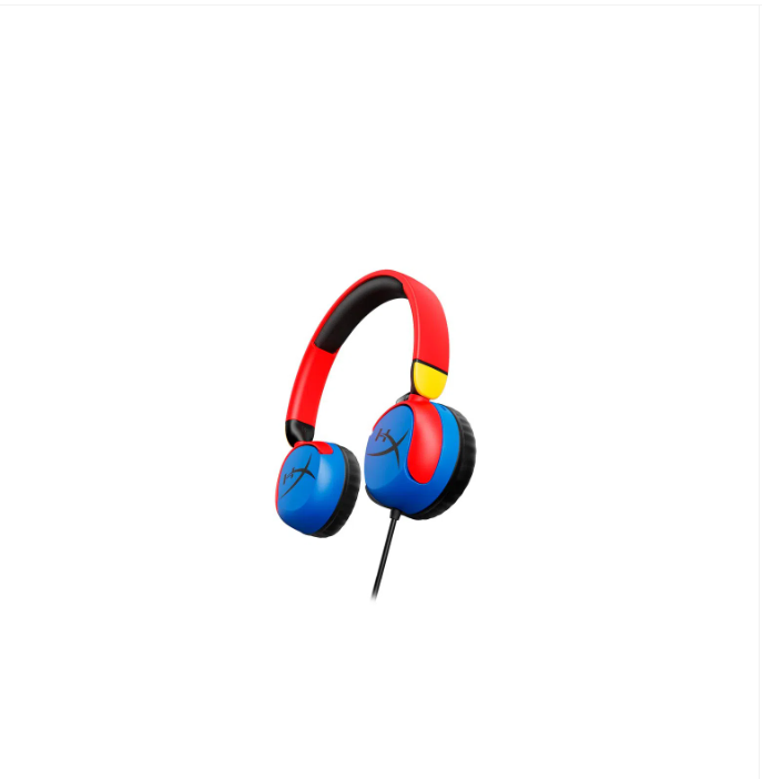 Casti gaming cu fir HyperX Cloud Mini, PC/Nintendo Switch/controllere PS/Xbox/tablete, volum limitat la 85dB, Bluetooth/Jack 3.5 mm, autonomie pana la 25 de ore, frecventa raspuns 20 Hz - 20 KHz, multicolor