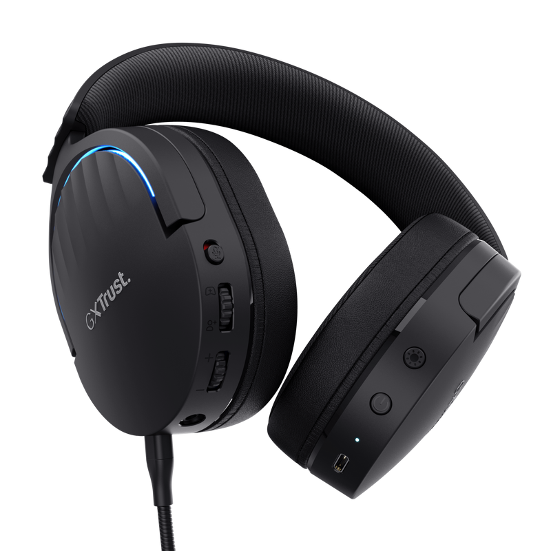Casti gaming Trust GXT 491P Fayzo cu fir, interfata USB 2.0, frecventa de raspuns 20 Hz - 20.000 Hz, sensivitate 100 dB, negru