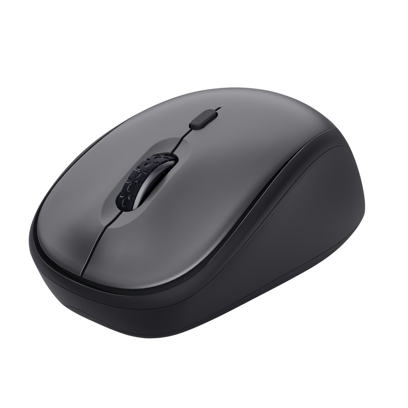 Mouse Wireless Trust Yvi+ Silent Wireless, 1600 dpi, negru