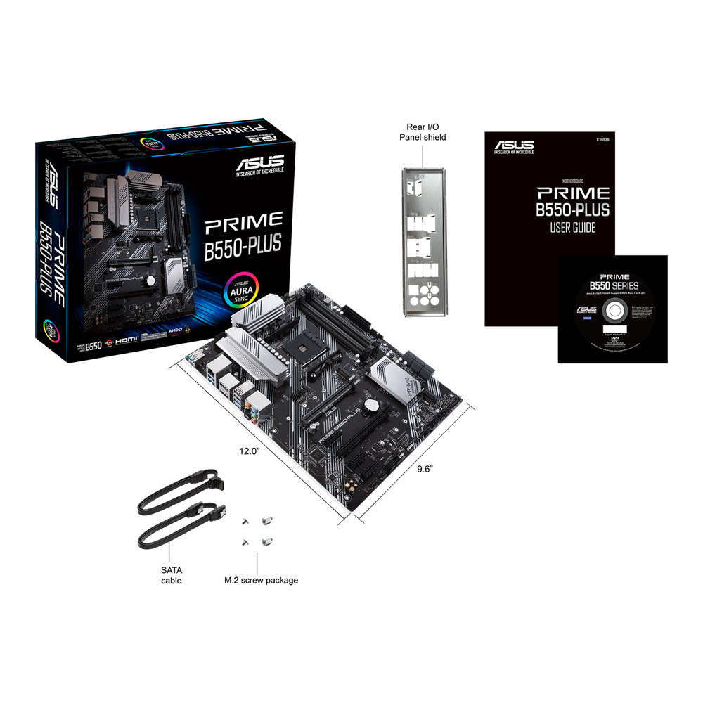 Placa de baza Asus PRIME B550-PLUS, Socket AM4