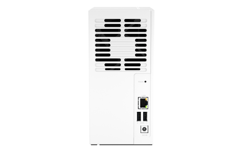 NAS QNAP 233 2-Bay, CPU ARM 2.0GHz Quad core, RAM 2GB, HDD 2.5"/3.5" SATA 6Gbps (neincluse), LAN: 1 GigaLan, USB3.2 Gen1: 1 USB2.0: 1, tower, adaptor alimentare, garantie 2 ani