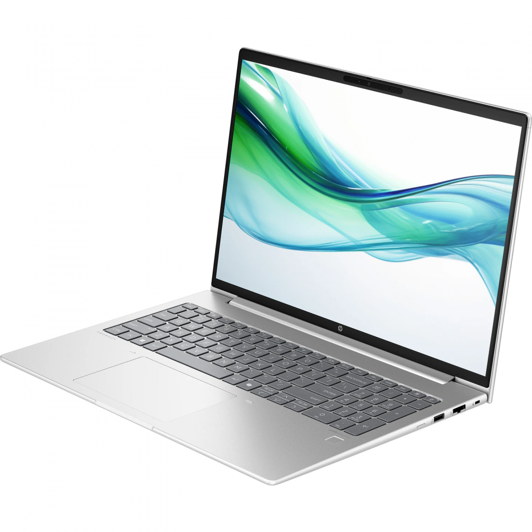 Laptop HP ProBook 460 G11 cu procesor Intel Core U7-155U 12-Core (1.7GHz, up to 4.8GHz, 12MB), 16.0 inch WUXGA, Intel Graphics, 16GB DDR5, SSD, 512GB Pcle NVMe, Windows 11 Pro 64bit, Silver, 3yw