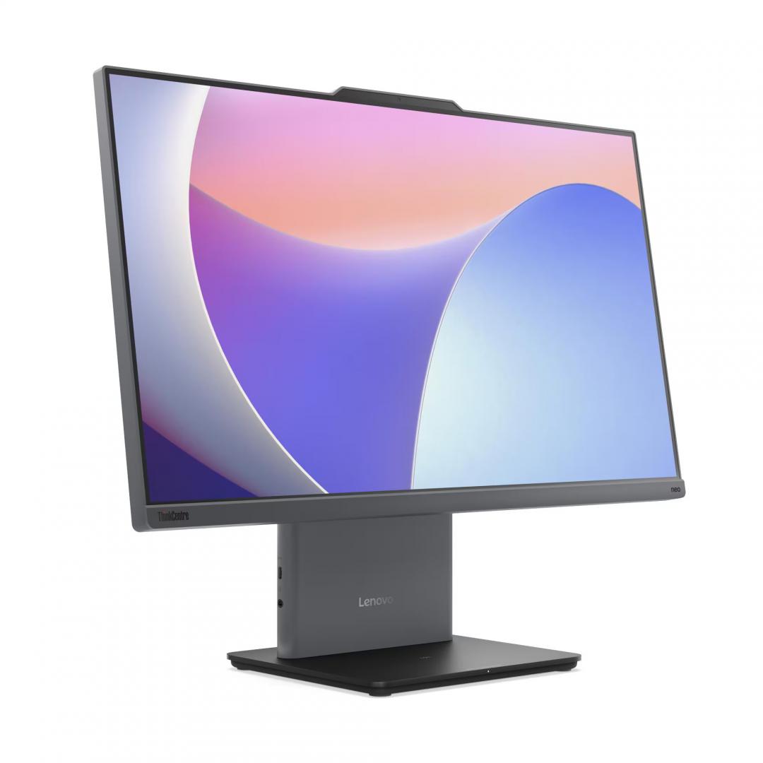 All-in-One Lenovo ThinkCentre neo 50a 27 Gen 5 AIO (27 inches) , Intel® Core 7 240H, 10C (6P + 4E) / 16T, P-core 2.5 / 5.2GHz, E-core 1.8 / 4.0GHz, 24MB, RAM 2x 16GB SO-DIMM DDR5-5200, SSD 512GB SSD M.2 2280 PCIe® 4.0x4 NVMe® Opal 2.0, Video: Integrated Intel® Graphics, Optic: None, Card reader: No