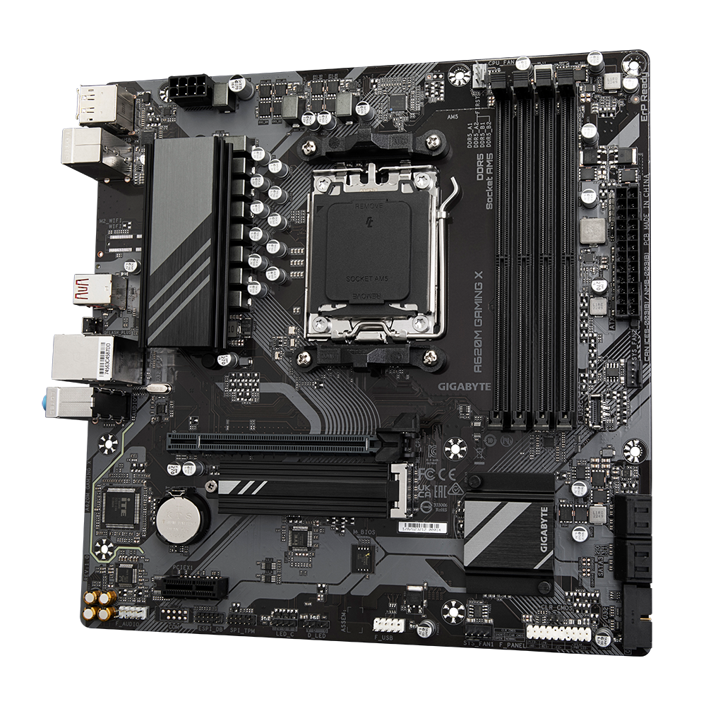 Placa de baza Gigabyte A620M GAMING X AX AM5