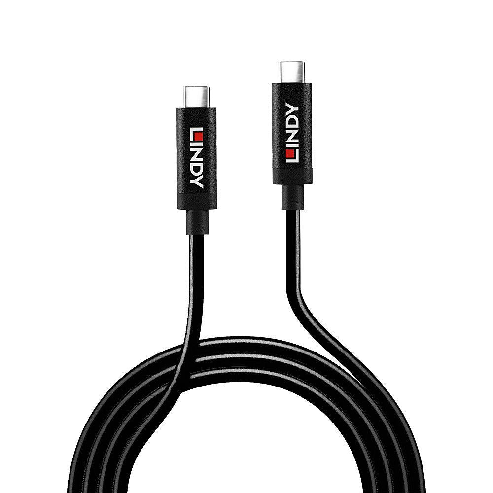Lindy Cablu USB 3.2 Gen 2 C/C Activ, negru