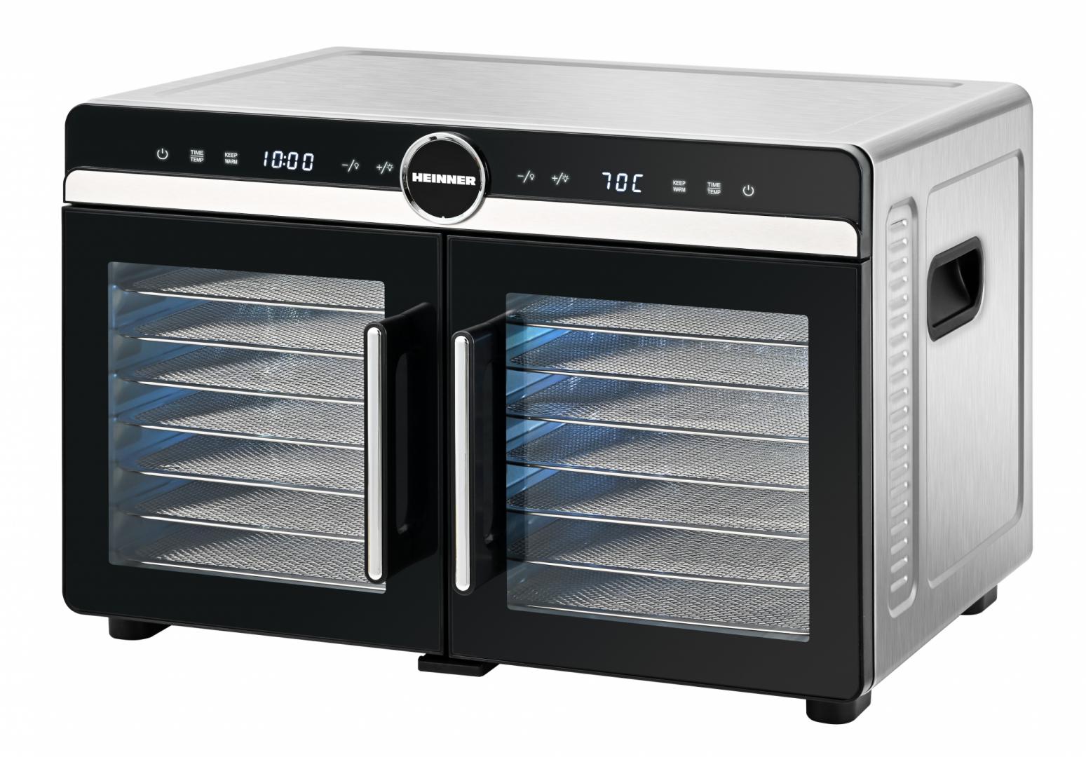 DESHIDRATOR FRUCTE SI LEGUME HEINNER DUALDRY ELITE HFD-KDDB1400BKSS