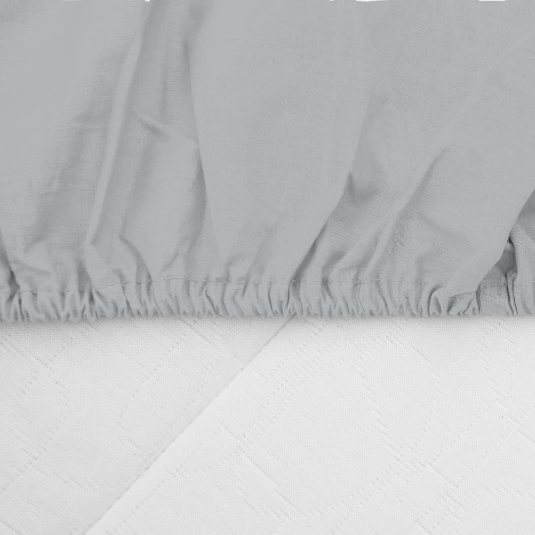 CEARCEAF PAT CU ELASTIC 160X200 CM GRI