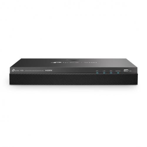 NVR PoE + HHD 2TB TP-Link VIGI 8 canale 2008H-8MP-2TB ; 93W, 8 MP,2 SATA Interface, max 20TB, H.265+; ONVIF, etecție mișcare, linie, intruziune, persoane, vehicule etc.