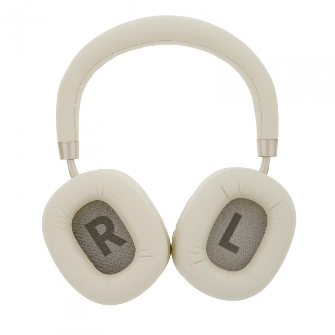 Casti Bluetooth Tellur Shade, frecventa difuzor 20Hz - 20KHz, timp de redare până la 50 de ore ANC OFF, până la 36 de ore ANC ON, bej
