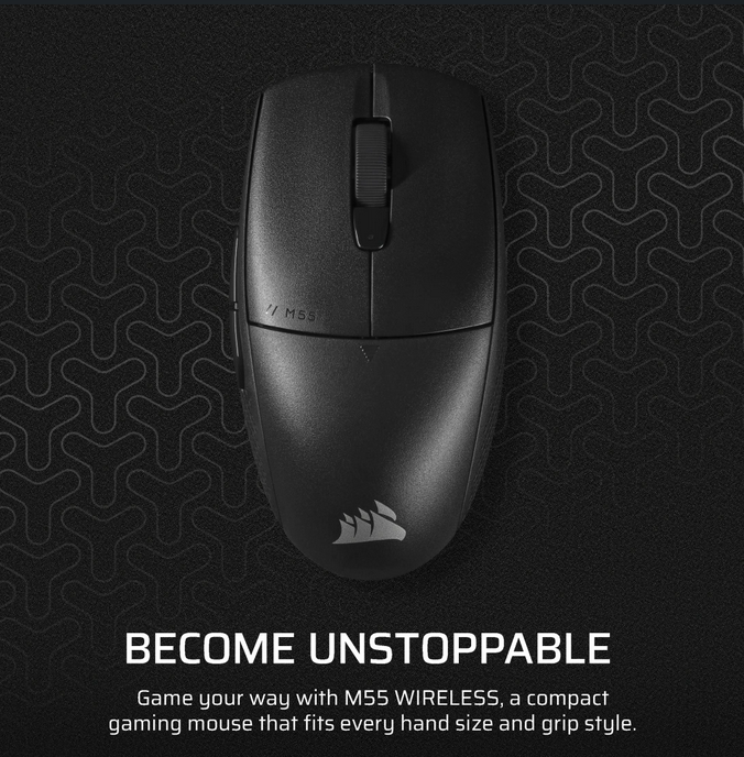 Mouse Gaming CORSAIR M55 WIRELESS