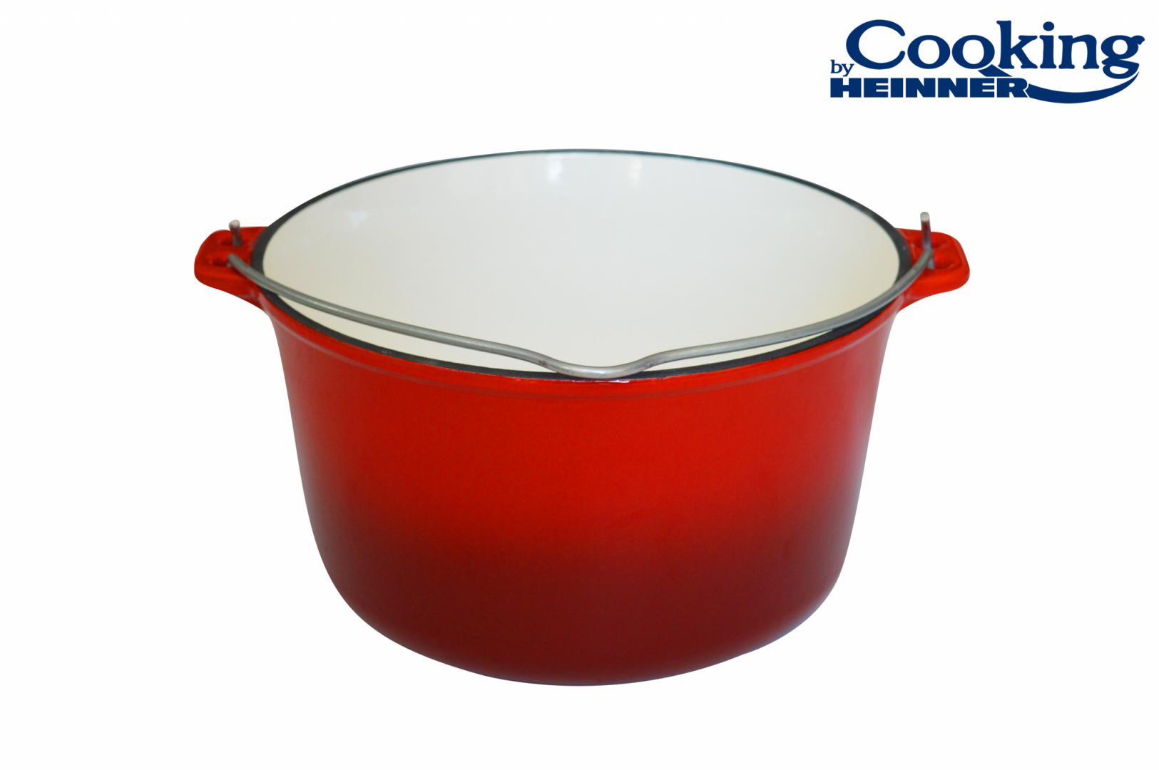 CEAUN DIN FONTA EMAILAT, 25 X 14 CM , 5 L, COOKING BY HEINNER