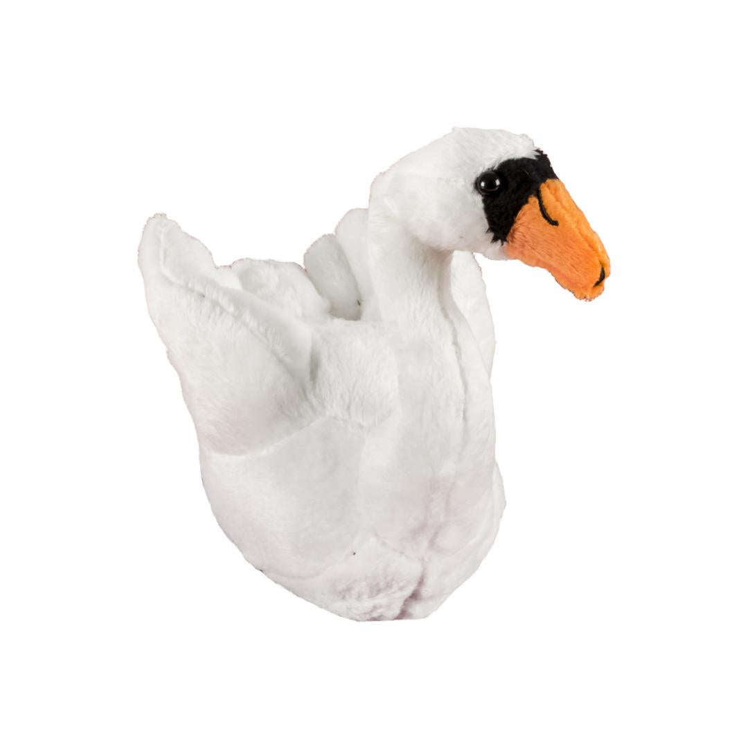 Pluș lebădă, 14 cm