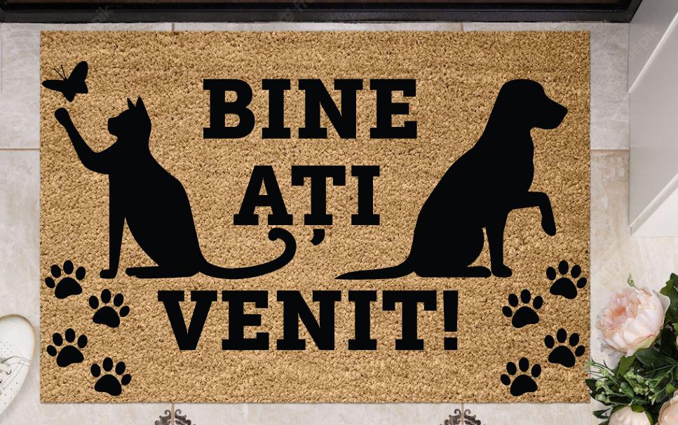 COVORAS INTRARE ANTIDERAPANT 60X40 CM, PAWS, HEINNER HOME