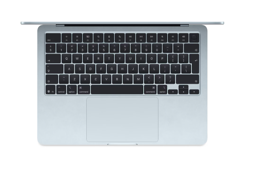 MacBook Air 13.6" Retina/Apple M4 (CPU 10-core, GPU 10-core, NeuralEngine 16-core)/24GB/1TB - sky blue - INT KB (2025) 35W (cto from MC6V4RO/A)