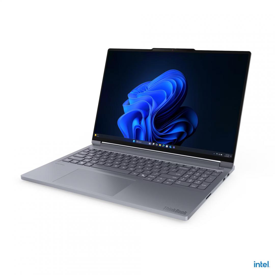 Laptop SMB Lenovo ThinkBook 16p G6 IAX, cu procesor Intel Core Ultra 7 255HX, 16'' IPS, 32 GB DDR5, 512 GB, NVIDIA GeForce RTX 5060, 8GB GDDR7, Fara OS, 3 ani Garantie