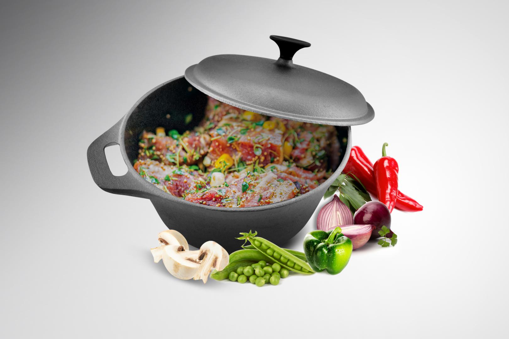 SEMIOALA FONTA PURA+CAPAC 24x10.8CM,3.8L, COOKING BY HEINNER