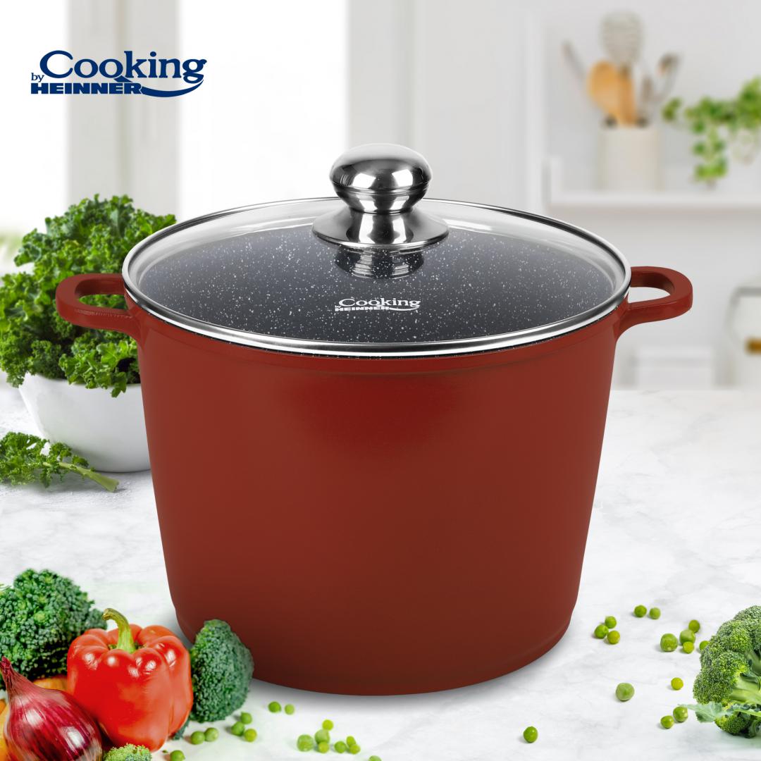 OALA ALUMINIU+CAPAC 24x18CM, 8.2 L, CALABRIA, COOKING BY HEINNER