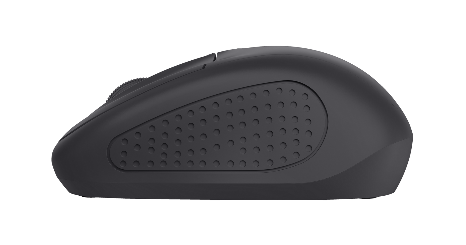 Mouse Trust Wireless optic, rezolutie 1600 DPI, negru