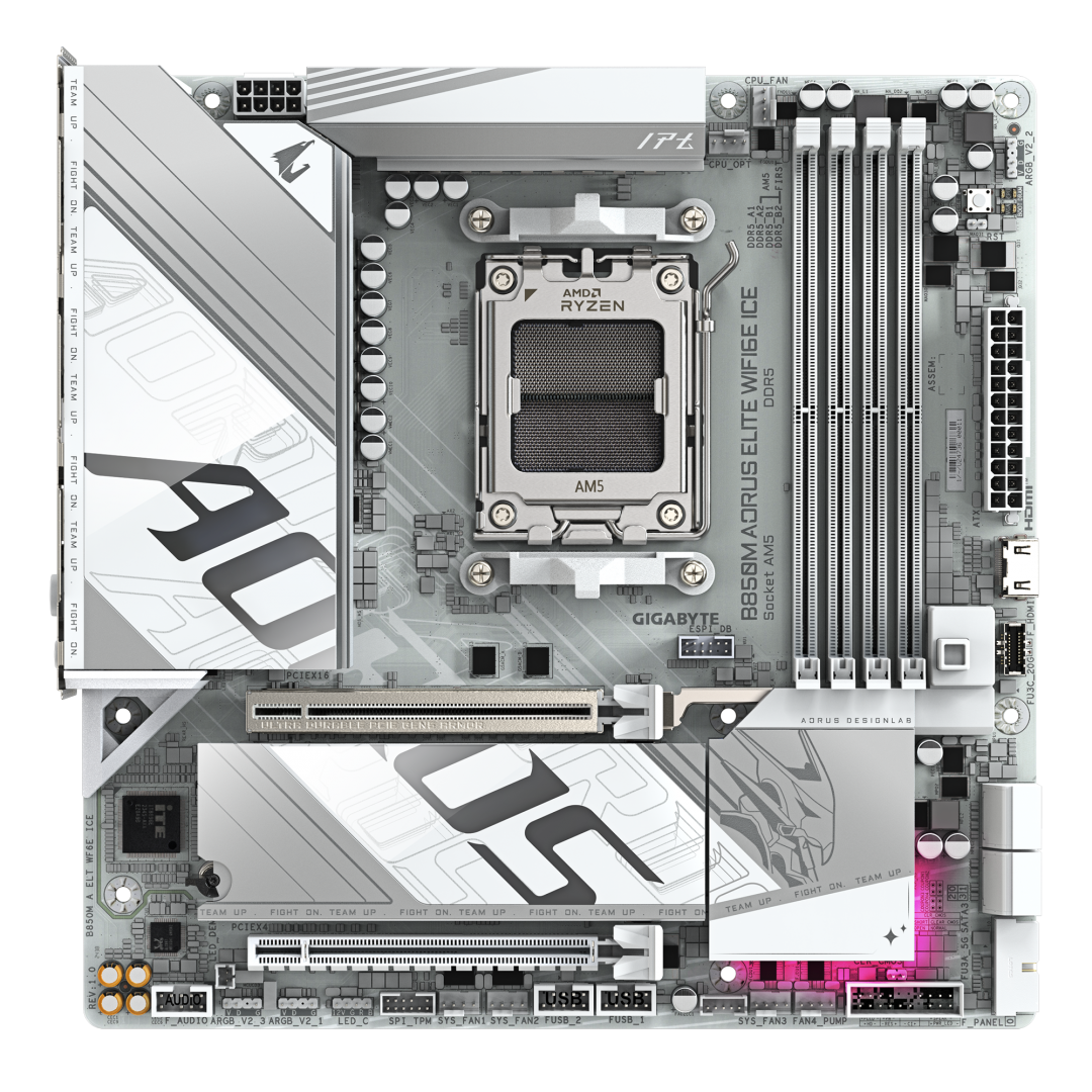 Placa de Baza GIGABYTE B850M AORUS ELITE WIFI6E ICE AM5