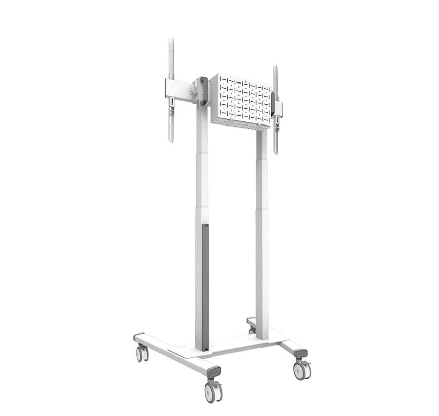 Stand mobil motorizat Neomounts by Newstar, 37"-100", 110 kg, VESA 800x600, alb