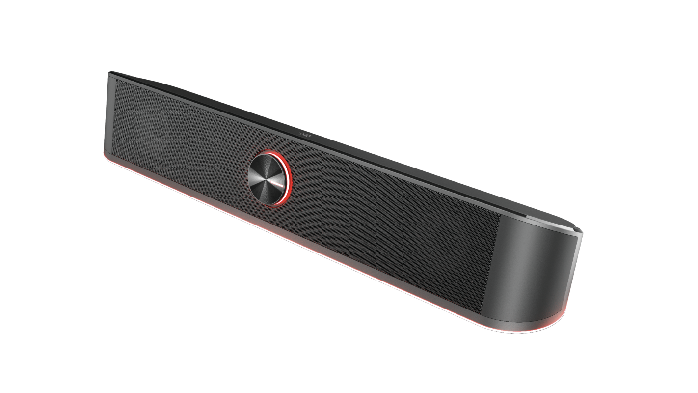 Soundbar Trust GXT 619 Thorne RGB, 12W, USB, negru