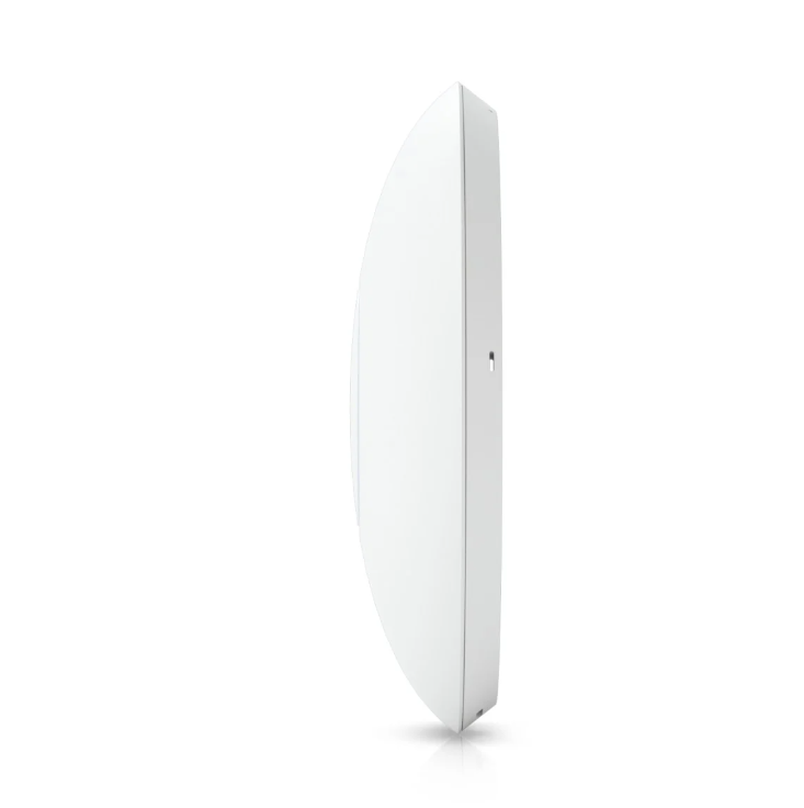 Ubiquiti U7-PRO WI-FI 7 Access Point, Dimensiuni: Ø206 x 46 mm, Polycarbonat, metal, Interfata: 1 x 1/2.5 GbE RJ45 port, Alimentare PoE+, Standarde wireless: 802.11a/b/g/n/ac/ax/be, 300+ clienti.
