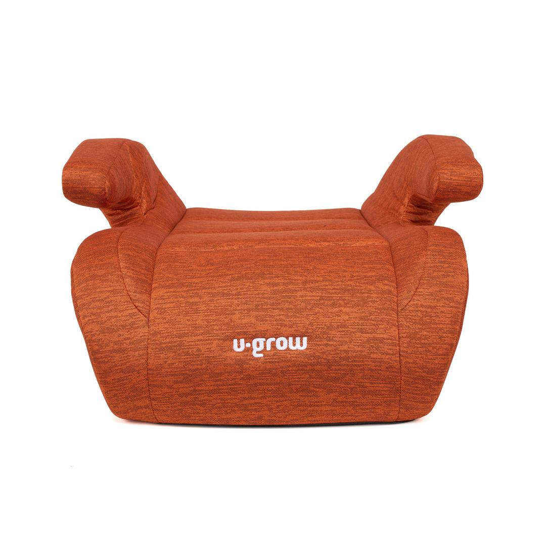 Inaltator auto U-Grow, 125-150 R129 cu isofix, caramiziu