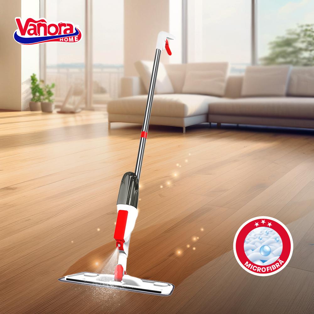 MOP SPRAY CU REZERVOR DETASABIL 350 ML, ROSU, FAST CLEAN, VANORA HOME