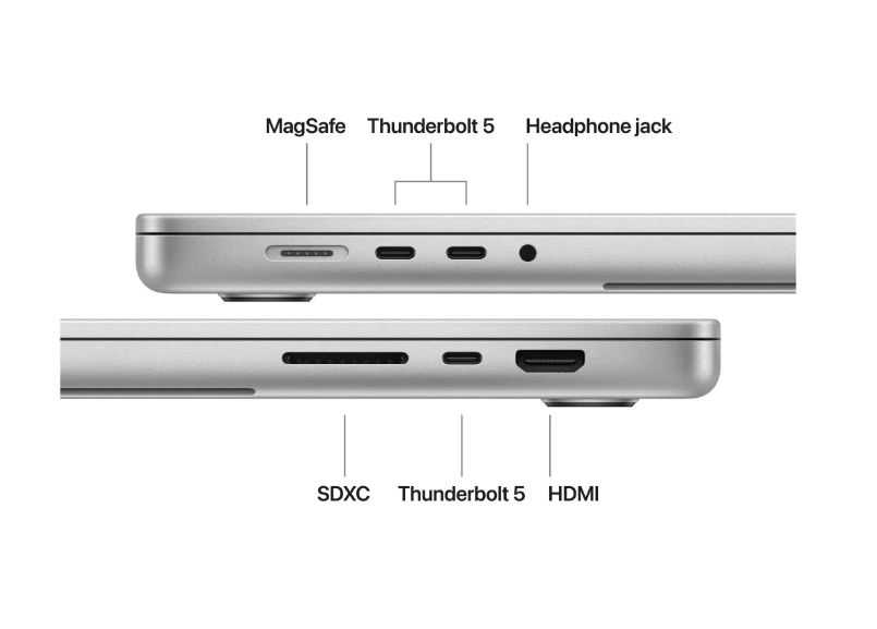 MacBook Pro 16.2"/Apple M5 Max (CPU 18-core, GPU 40-core, Neural Engine 16-core)/128GB/4TB - Silver - NANO TEXTURE DISPLAY - INT KB - 140W ADAPTER - 2026 (CTO from MGE94RO/A