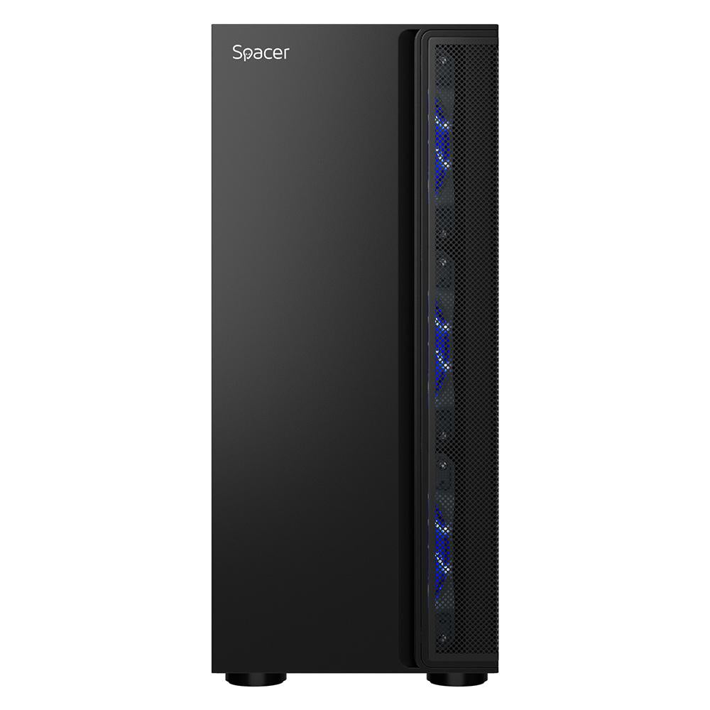 Carcasa SPACER ICE HERO Mid Tower NEGRU