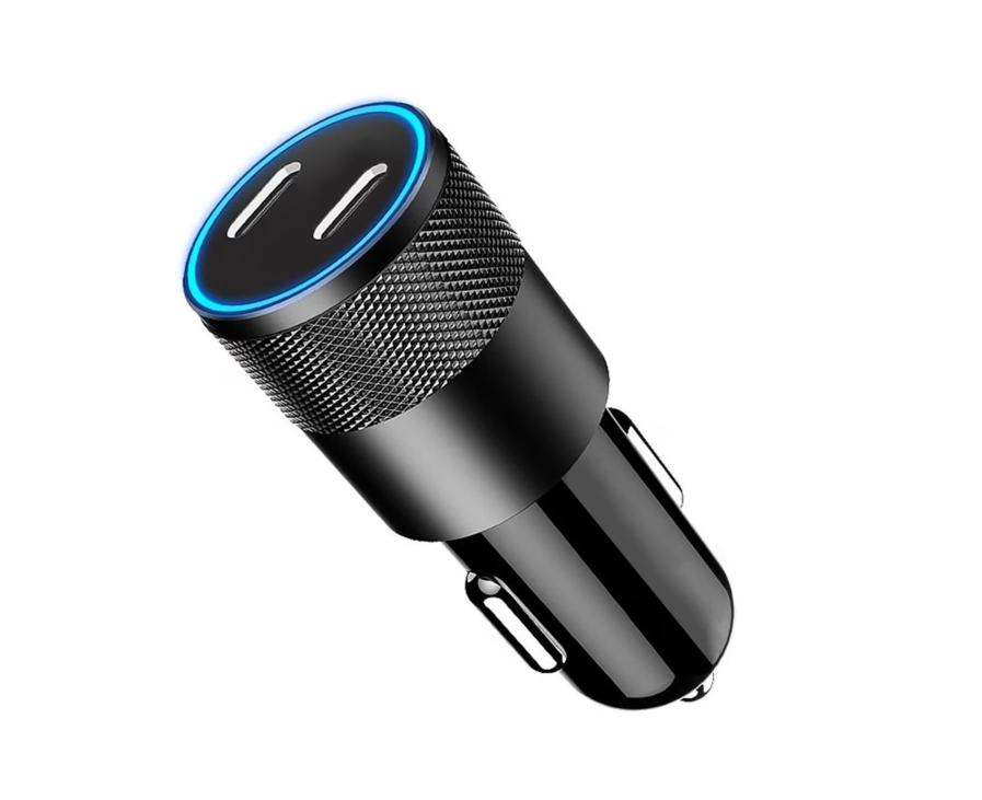 Incarcator auto Lemontti fast Charge Type-C PD,60W, USB-C 30W, USB-C 30W, incarcare rapida pe ambele porturi, intrare: DC 12V-24V, iesire: C1 5V/3A, 9V/3A, 12V/2.5A, iesire: C2 5V/3A, 9V/3A, 12V/2.5ANegru