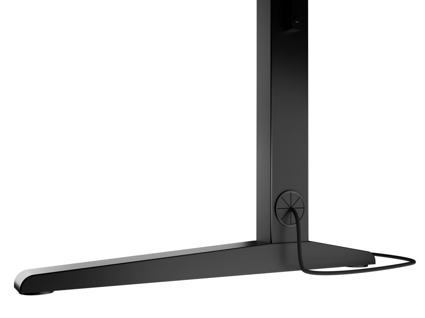 Birou gaming Genesis Holm Modular 160, material lemn/metal, reglabil pe inaltime 70 - 90 cm, iluminare RGB, management cabluri, negru