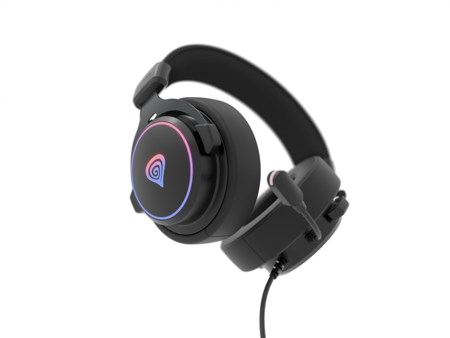 Casti Gaming Head-band GENESIS Neon 764, Wired, Negru