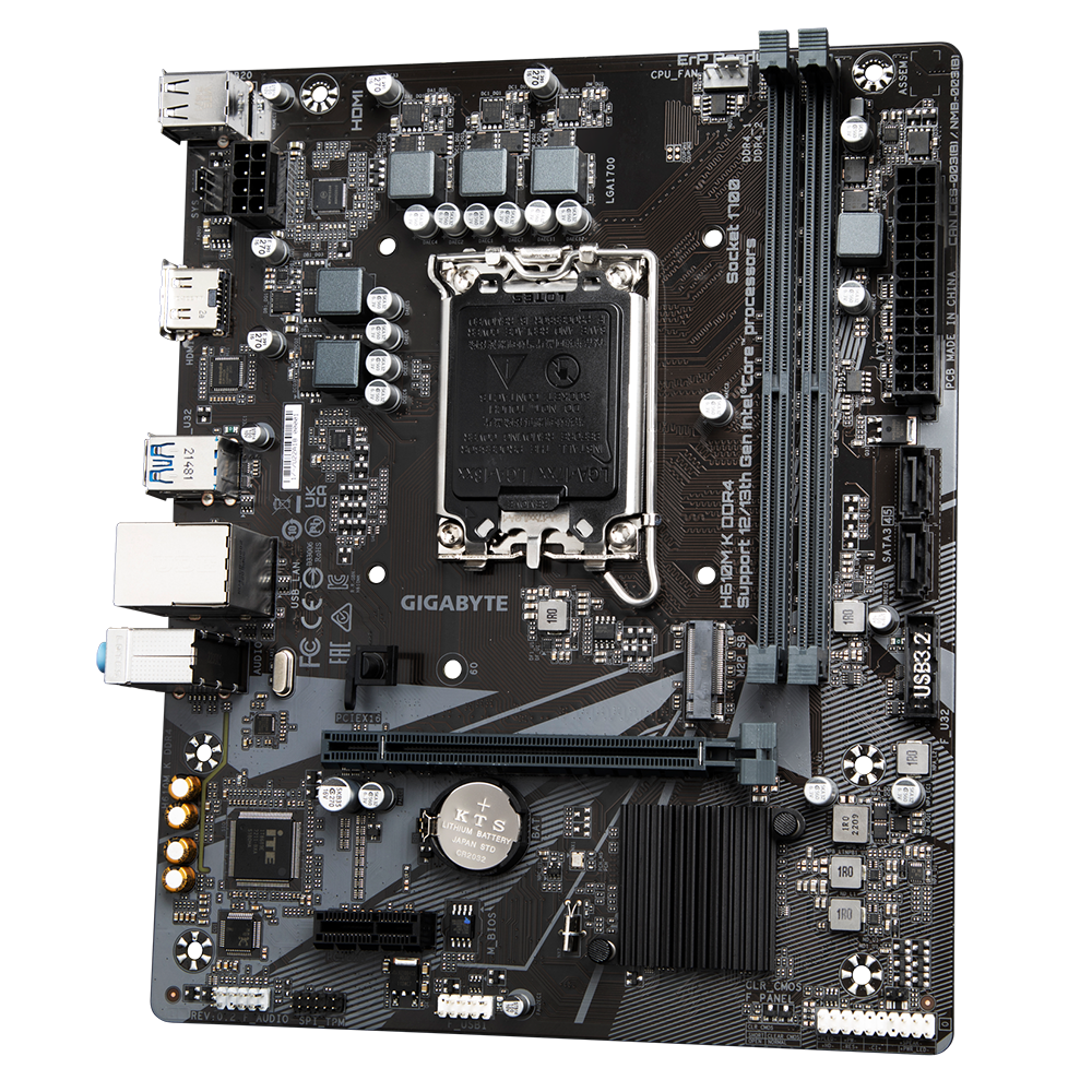 Placa de baza Gigabyte H610M K LGA 1700