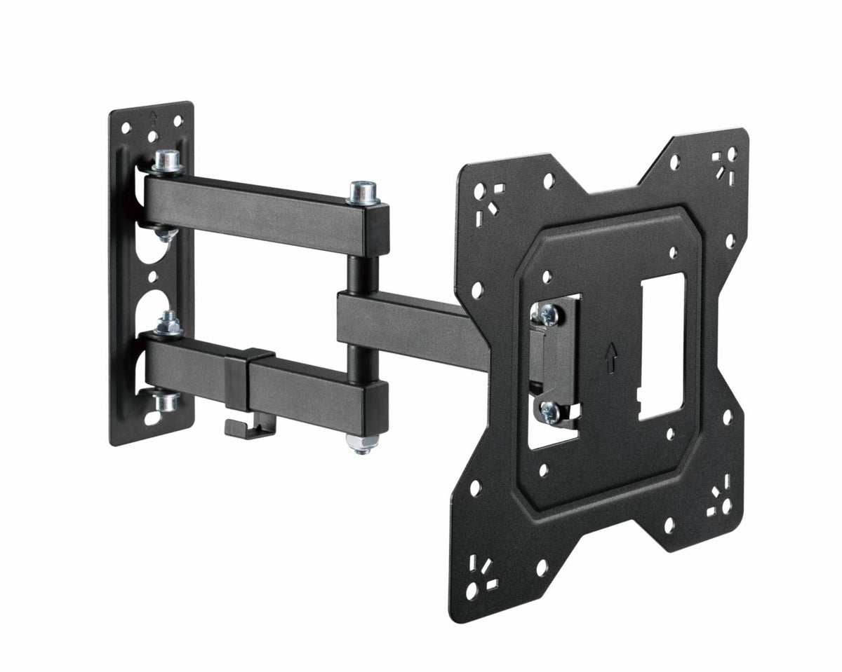 Suport de perete Akai cu inclinatie +3/-10°, diagonala display 23"-43", VESA min. 100x100, VESA max. 200x200, suporta pana la 30kg, distanta fata de perete MAX 378mm, negru