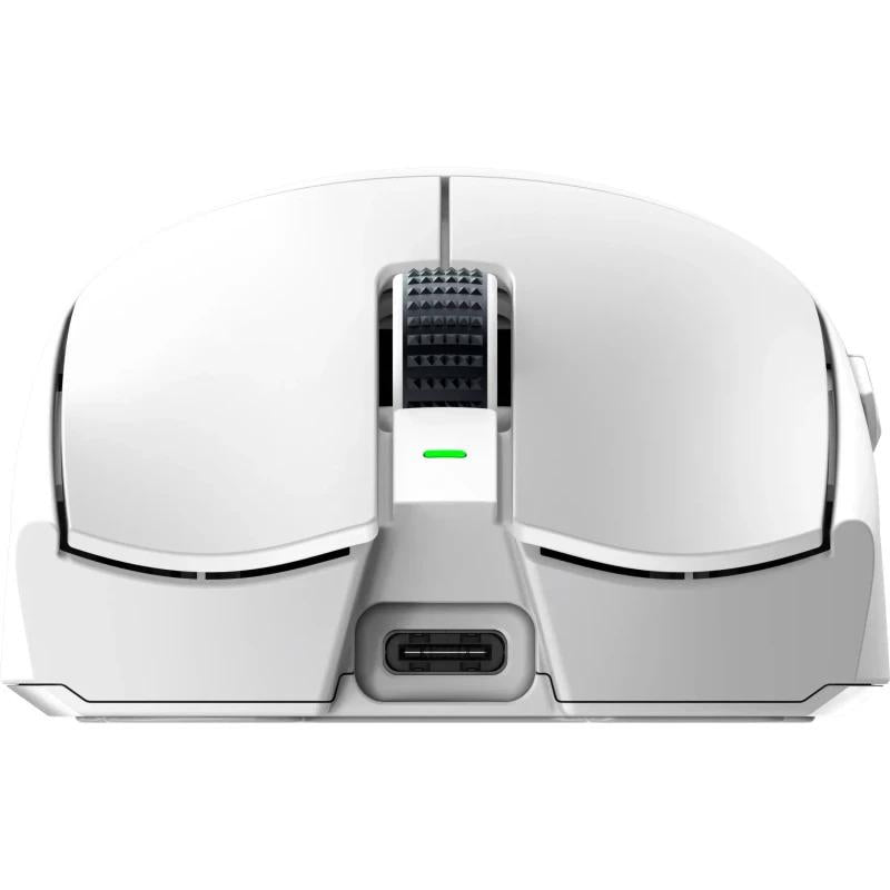 Mouse Razer Viper V3 Pro, conectivitate Razer HyperSpeed Wireless si prin fir, durata de viata baterie pana la 95 ore la 1000 Hz, pana la 62 ore la 2000 Hz, pana la 40 ore la 4000 Hz, pana la 17 ore la 8000 Hz, alb