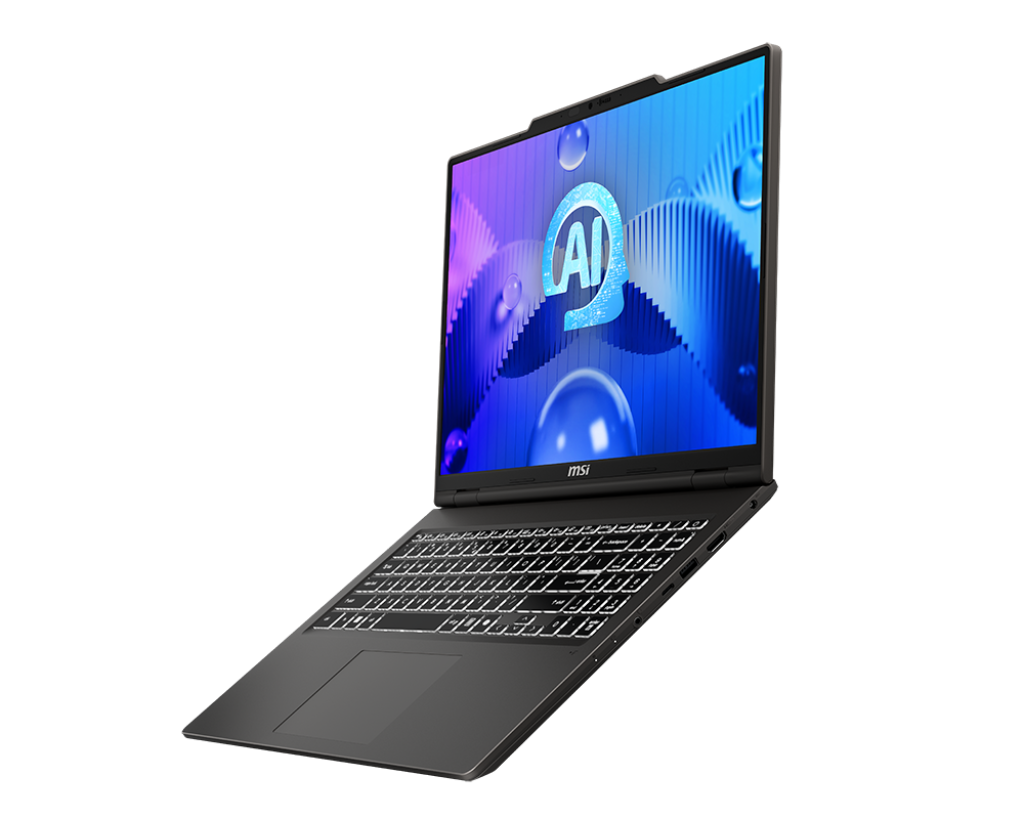 Notebook Consumer MSI Venture 16 AI, cu procesor Intel Core Ultra 7 155H, 16'' OLED, 16 GB DDR5, 512 GB SSD, Intel Arc Graphics, Fr OS
