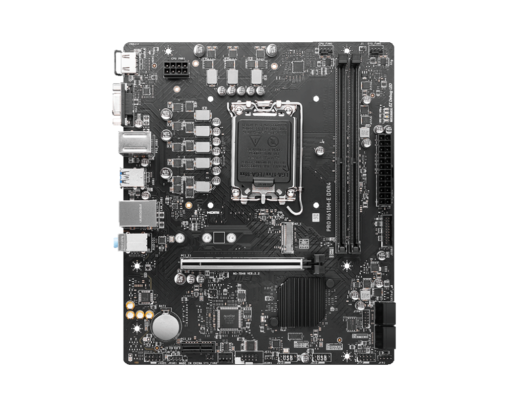 Placa de baza MSI PRO H610M-E DDR5 LGA1700