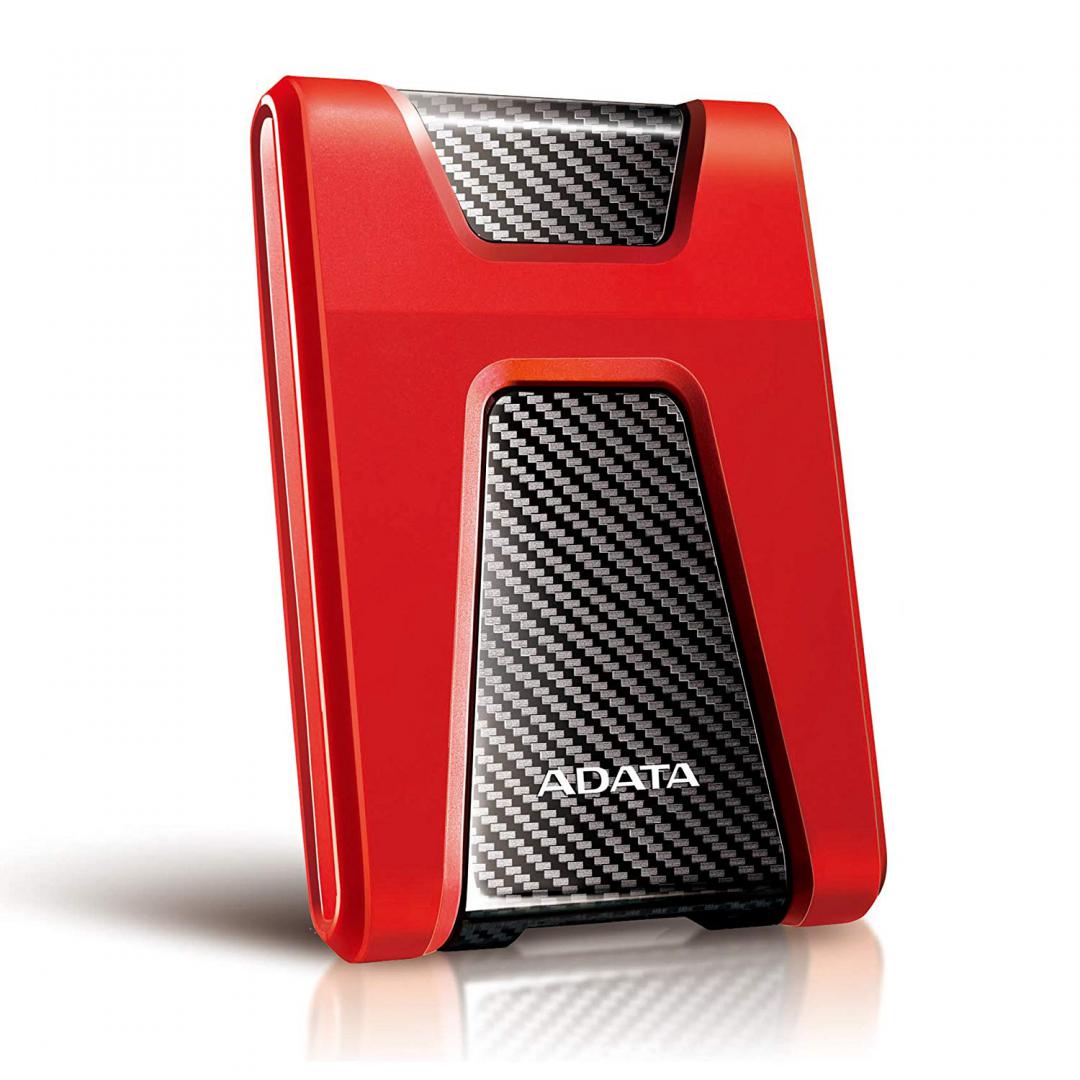 HDD Extern Adata, 2TB, HD650, 2.5", USB3.1, Rezistent la zgarieturi, Rosu