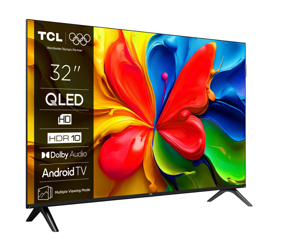 Televizor TCL QLED 32S41K, 80 cm, Smart Android TV, HD