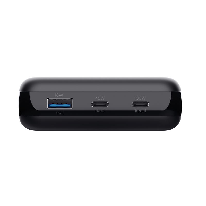 Baterie externa pentru laptop Trust Laro, 100W, interval voltaj 5 V - 20 V, negru