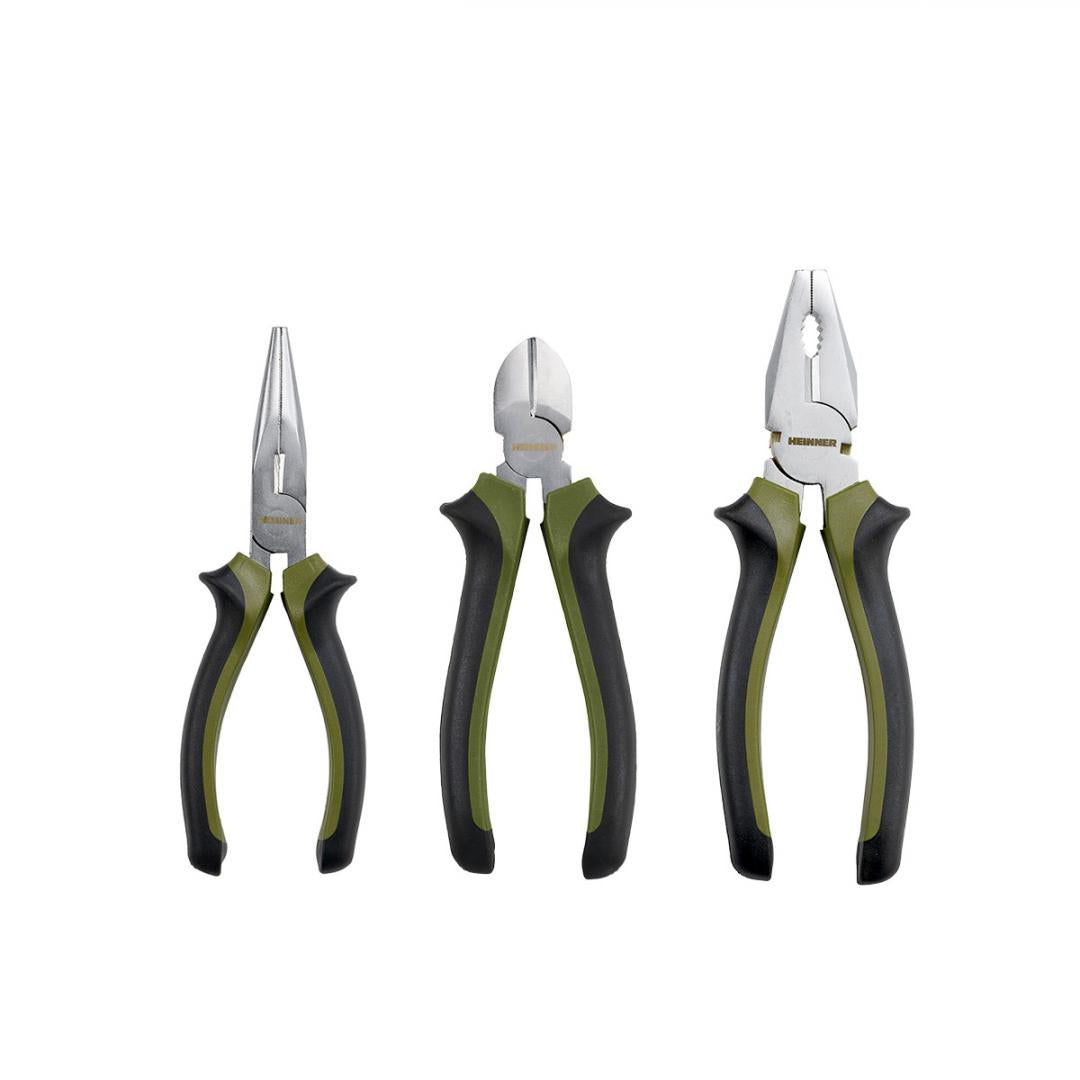 Heinner Pachet 3 unelte de mana PHT111 (Patent cu varf lung+Patent tip sfic+Paten clasic)