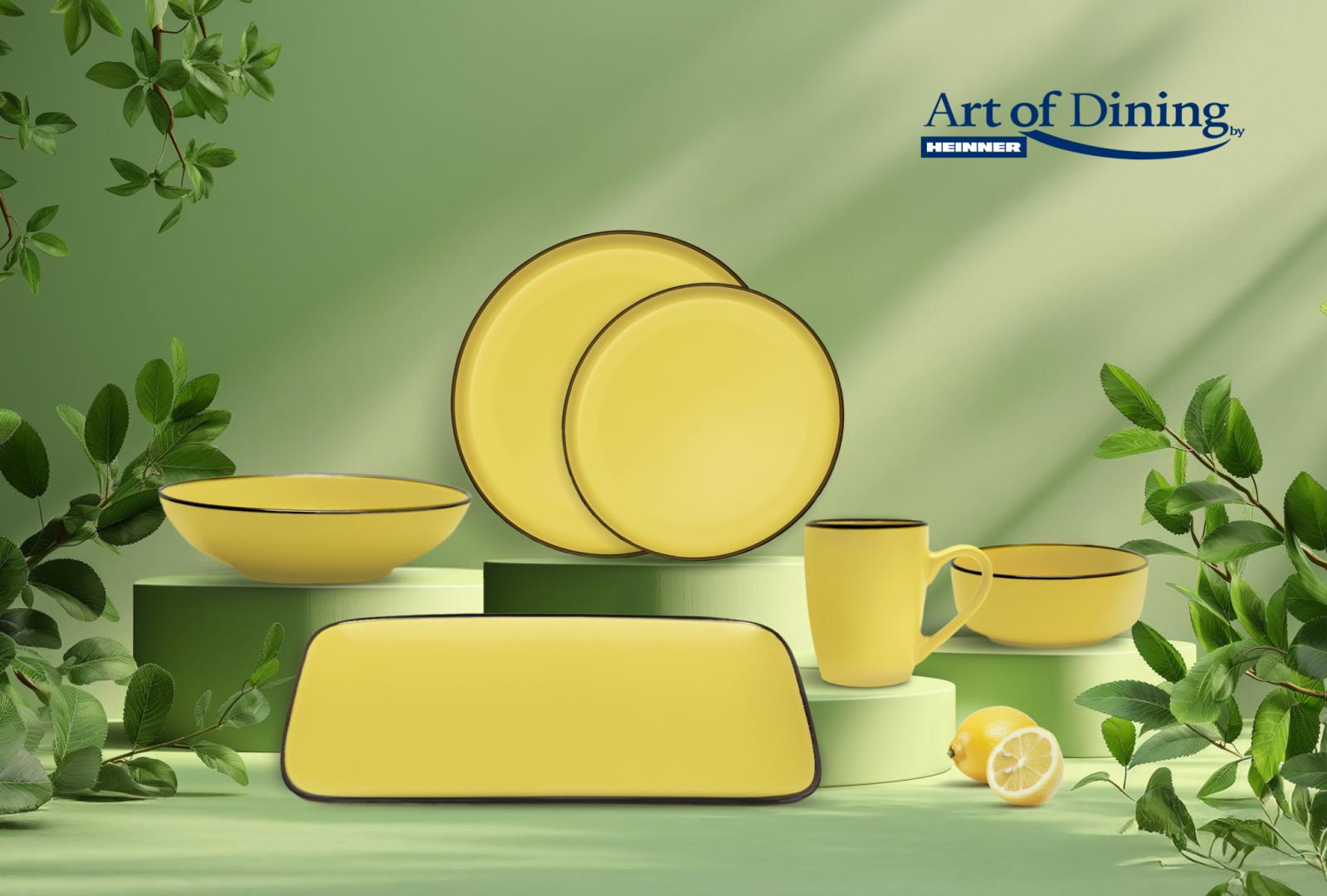 SET 6 FARFURII DESERT CERAMICA 20 CM, MEDEEA, ART OF DINING