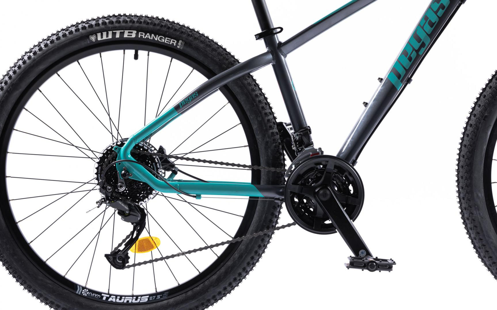 Bicicleta MTB Pegas DRUMET XS 27.5'' GRI TURCOAZ