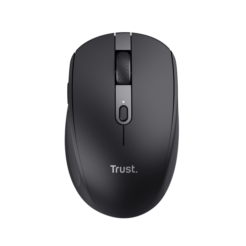 Mouse Trust Ozaa compact, rezolutie maxima 3200 DPI, interfata USB-A, USB-C, negru