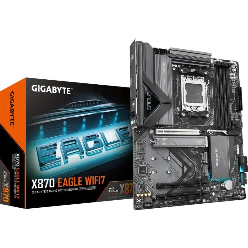 Placa de baza Gigabyte X870 EAGLE WIFI7, Socket AM5, DDR5, ATX
