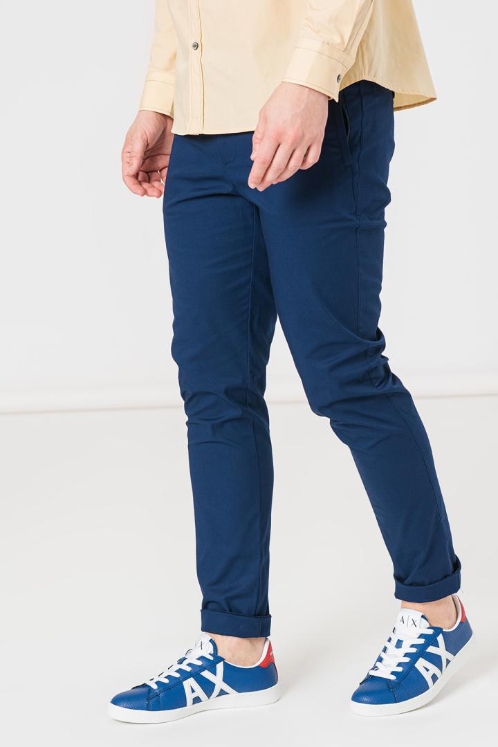 PANTALONI LUNG CASUAL BARBATI NAVY XL