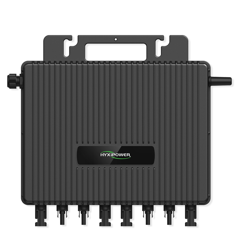 Microinvertor HYXIPOWER 4-in-1 Sub-1G Wi-fi, Typical Module Compatibility 320 - 600⁺W , Nominal Output Power 1600VA, Nominal Output Current,7.27A /6.96A / 6.67A, dimensiuni 310*236*35.5mm
