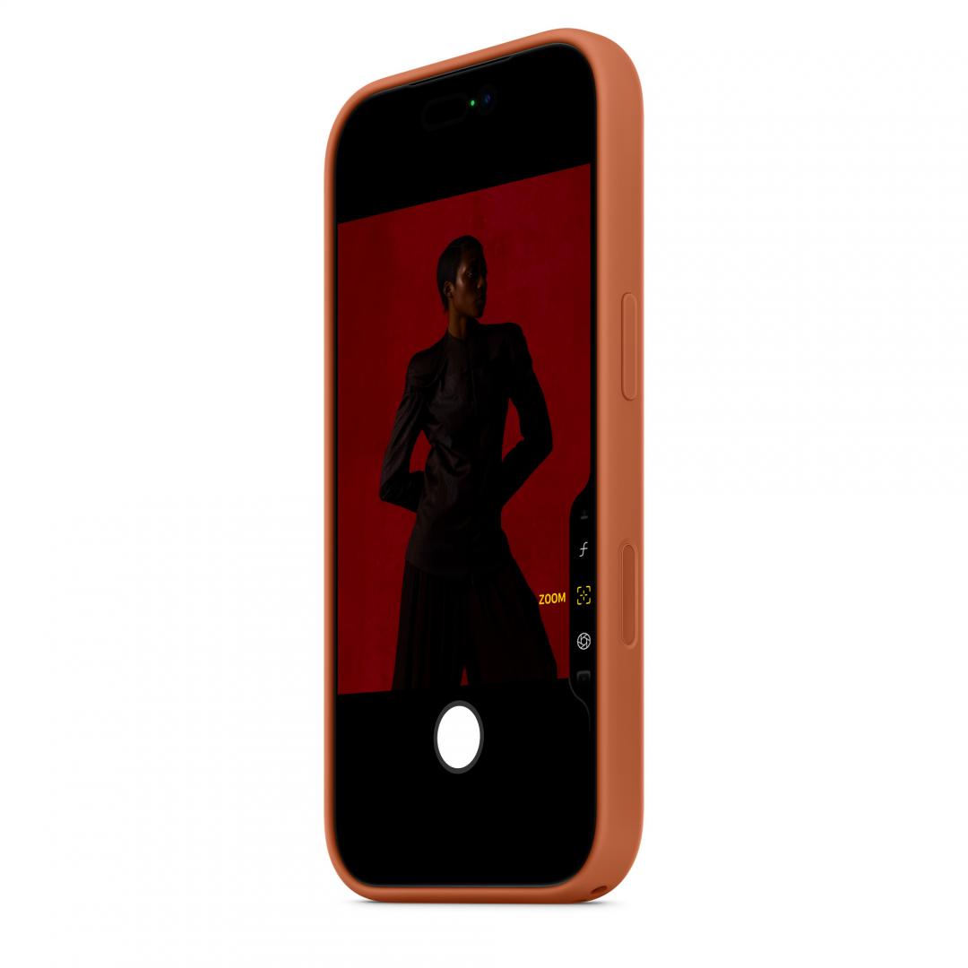 iPhone 17 Pro Max Silicone Case with MagSafe – Terra Cotta