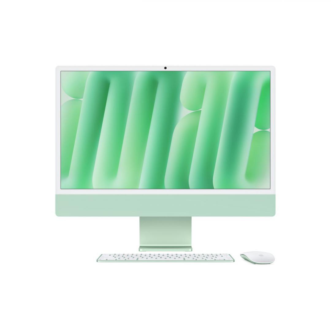 Apple iMAC 24" Retina 4.5k/ Apple M4 (CPU 10-core, GPU 10-core, Neural Engine 16-core)/24GB/512GB - Green - INT KB (2024)